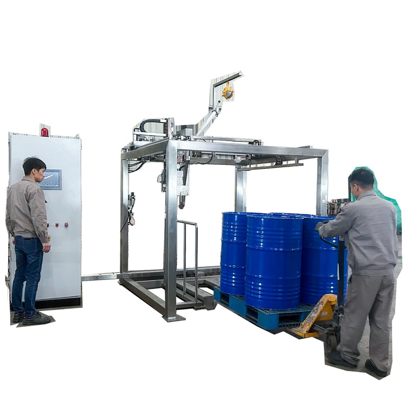 Automatic Pallet Filling Machine for 60L-200L Drums and 1000L IBC with 220V-440V Voltage and 1 Year Warranty